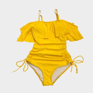مایو کاپ‌دار یک‌سره اسلیپ وارداتی با قابلیت فرم‌دهی به اندام