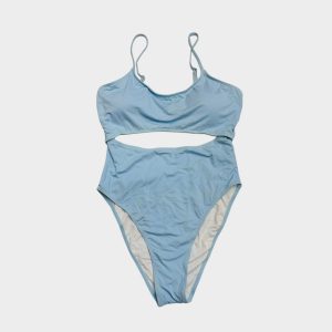 مایو کاپ‌دار یک‌سره اسلیپ وارداتی با قابلیت فرم‌دهی به بدن